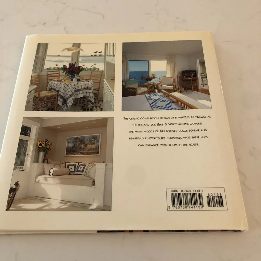 Blue and White Rooms Barnes and Noble Book